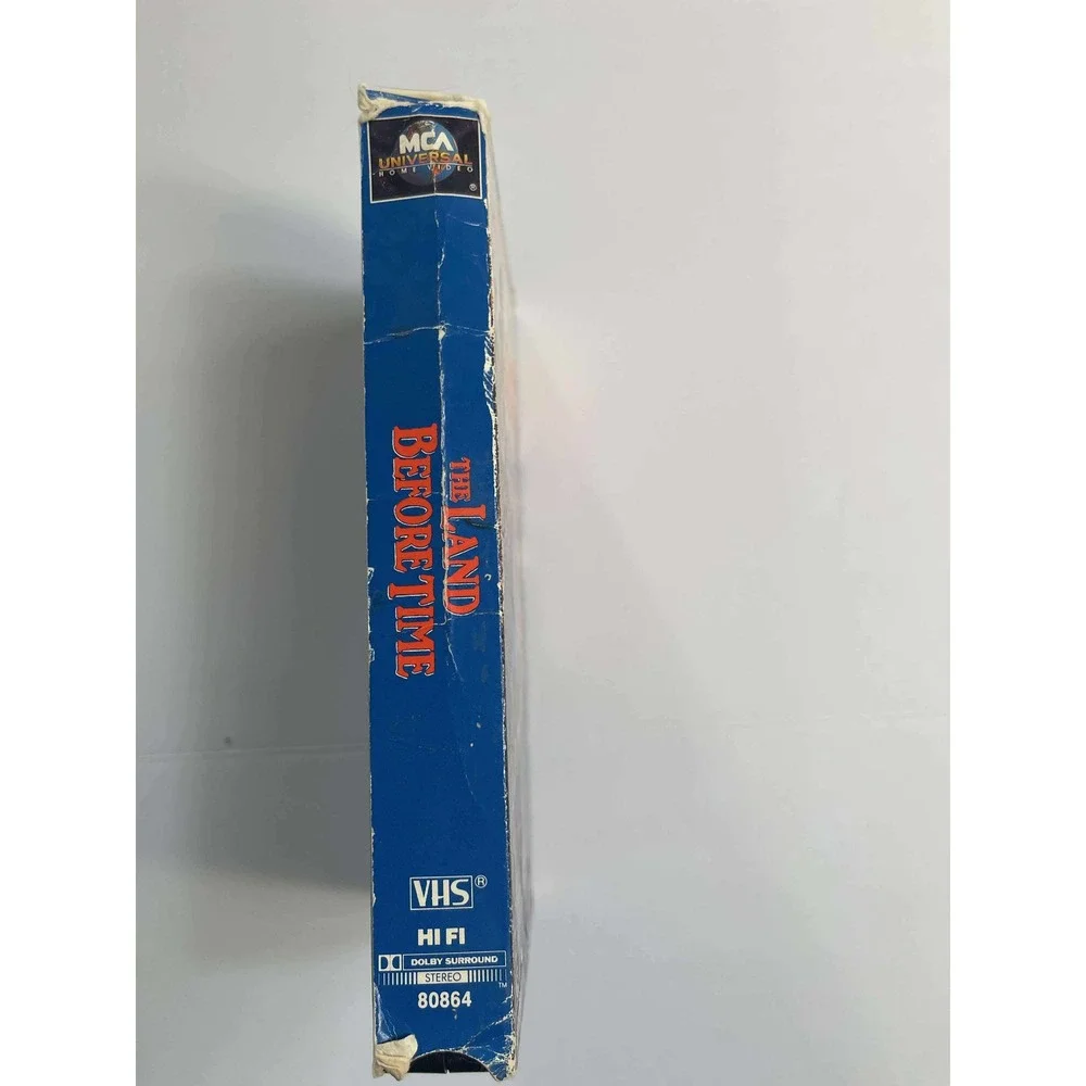 The Land Before Time VHS Tape‎ – MCA Universal – Original Clamshell – Tested